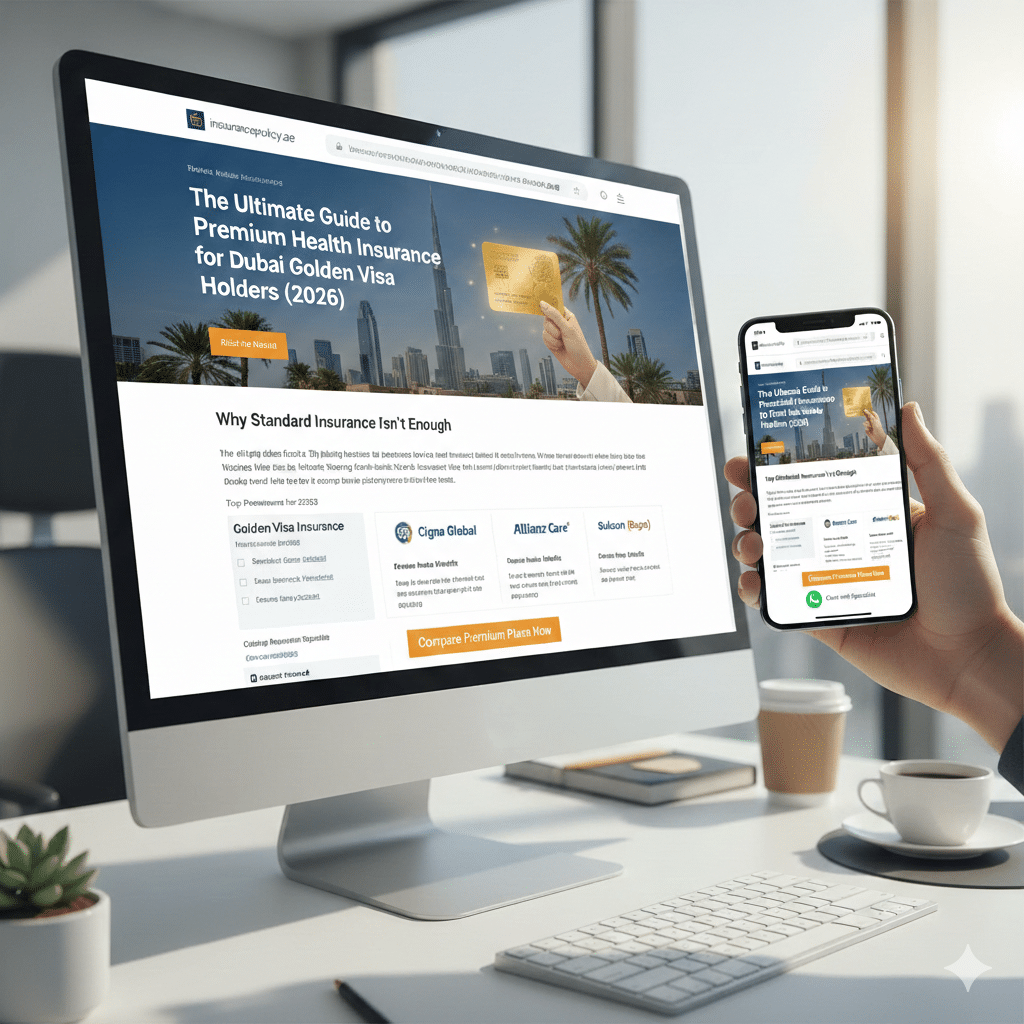 Best Health Insurance for Dubai Golden Visa Holders 2026-Insurancepolicy.ae