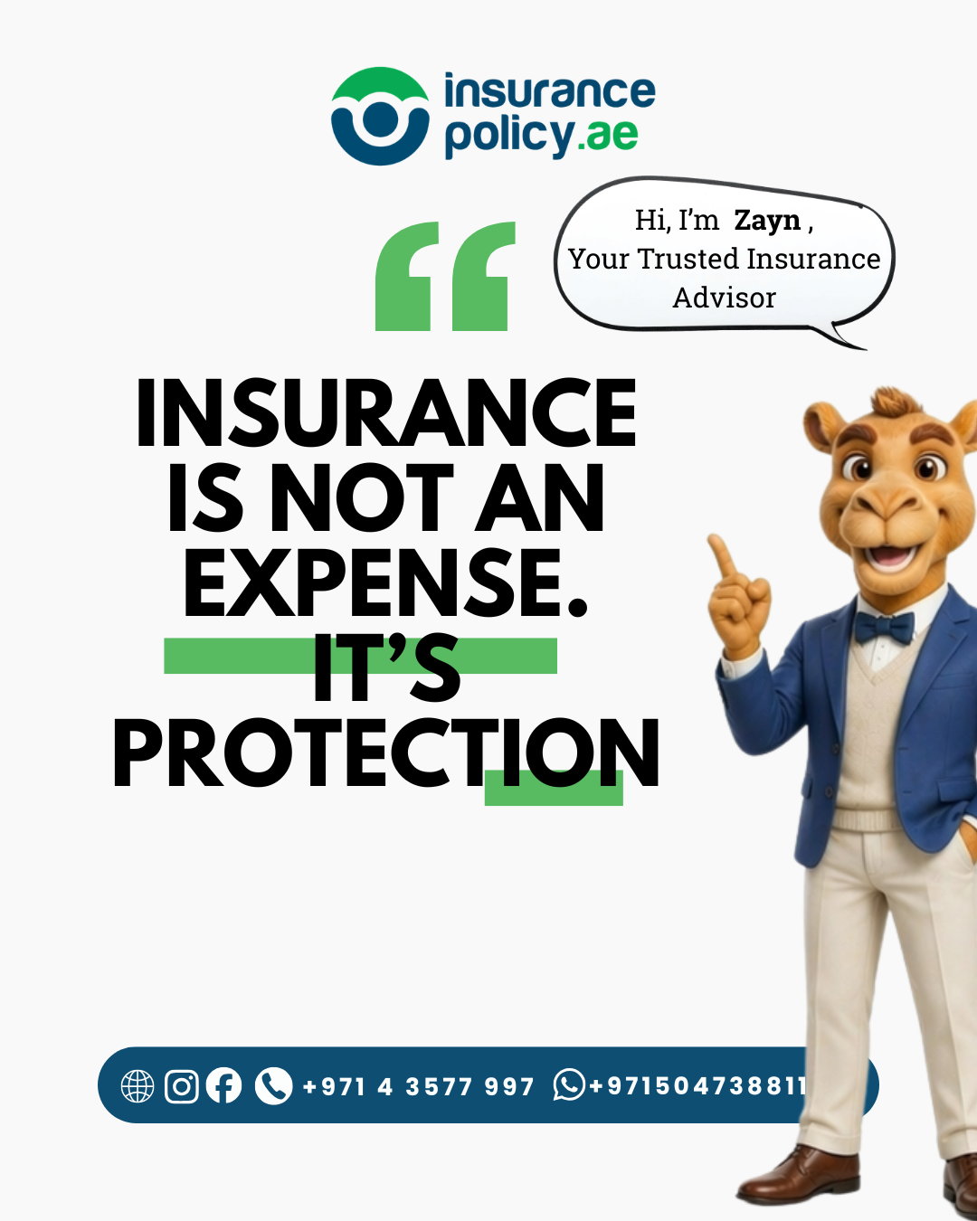 Insurance Is Not an Expense. It’s Protection.